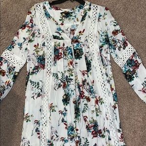 FLORAL DRESSES, SELLING TWO BOTH MEDIUM NEVER WORN